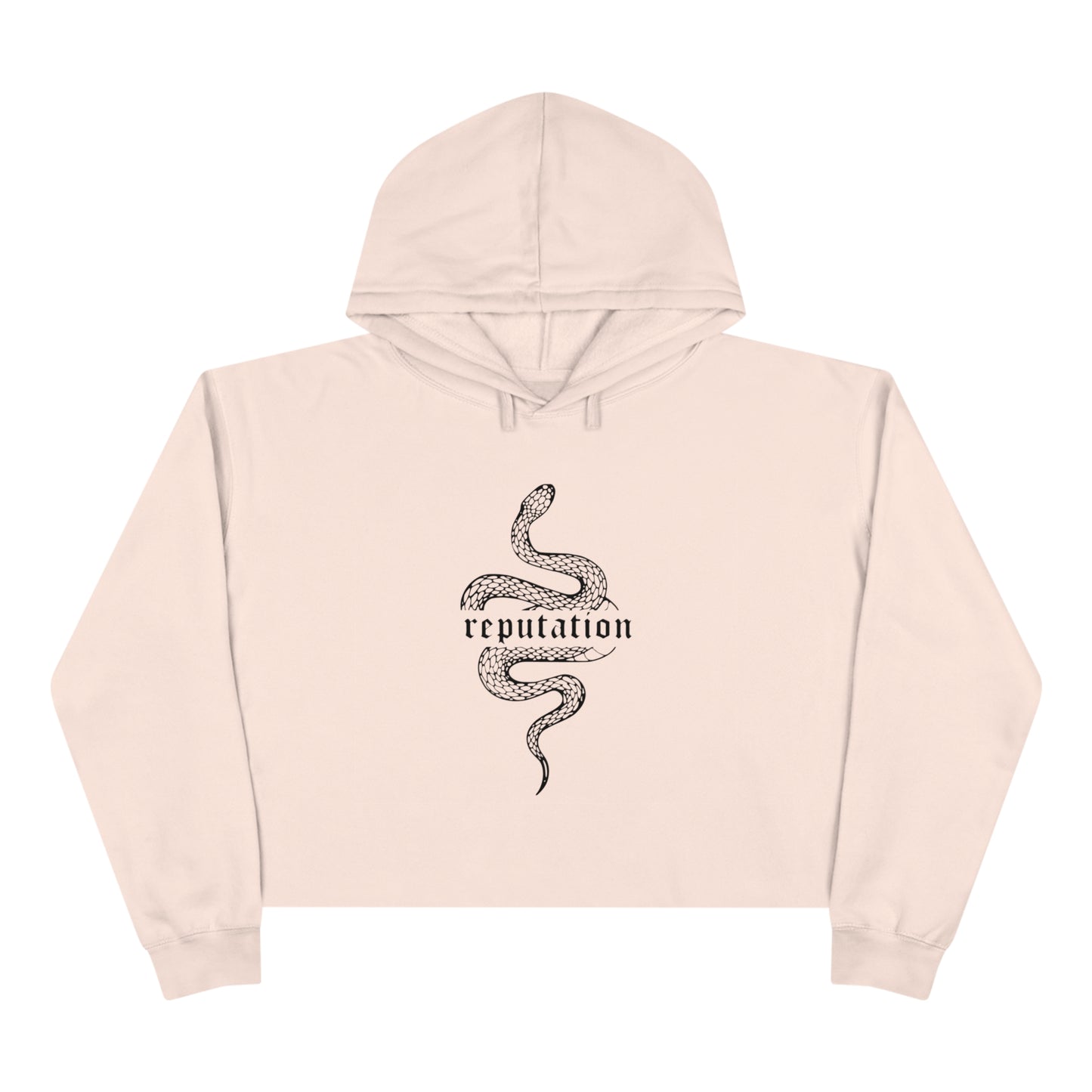 Taylor Swift Reputation Snake Crop Hoodie