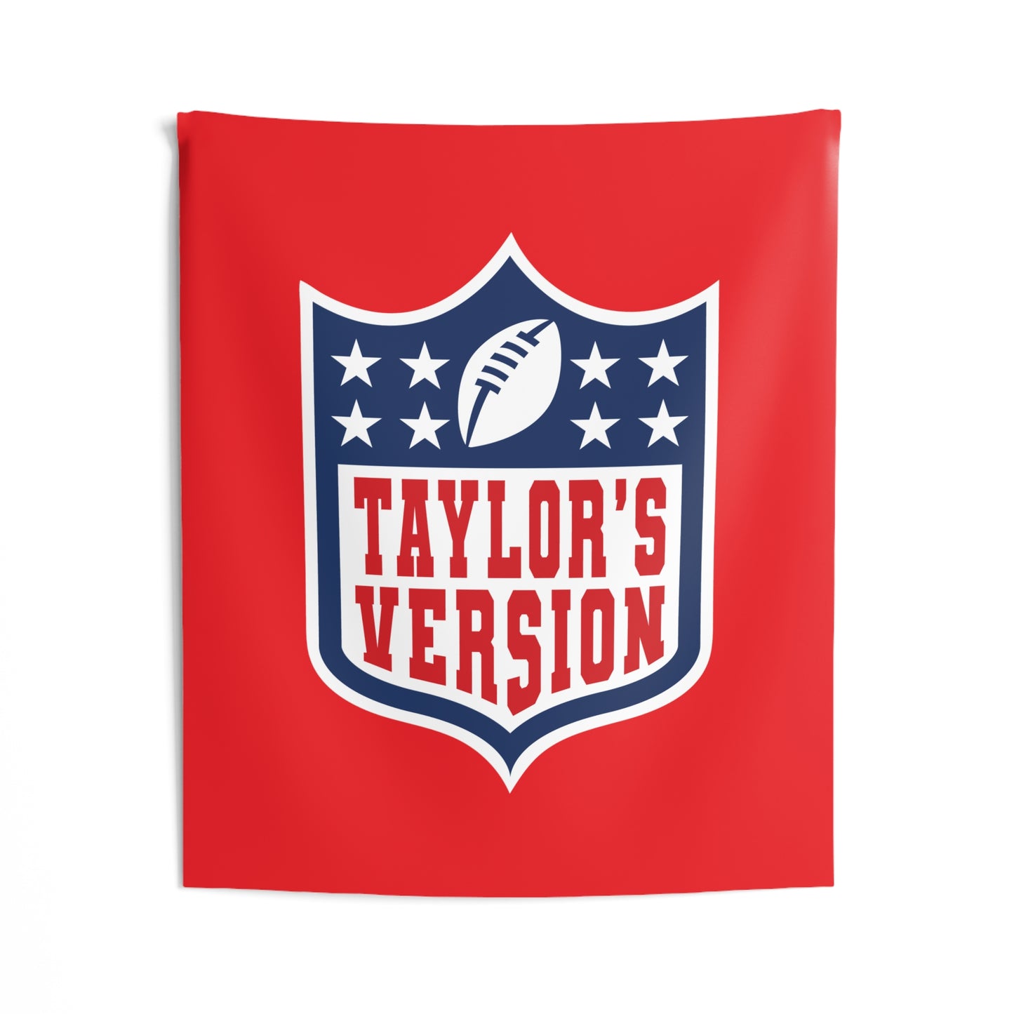 Taylor Swift Football Banner Red