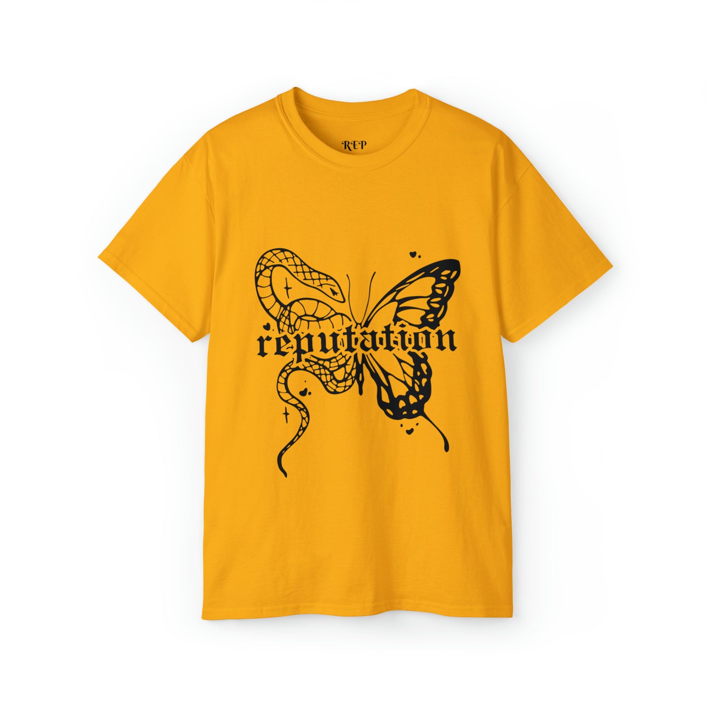 Taylor Swift Reputation Snake and Butterfly Cotton Tee