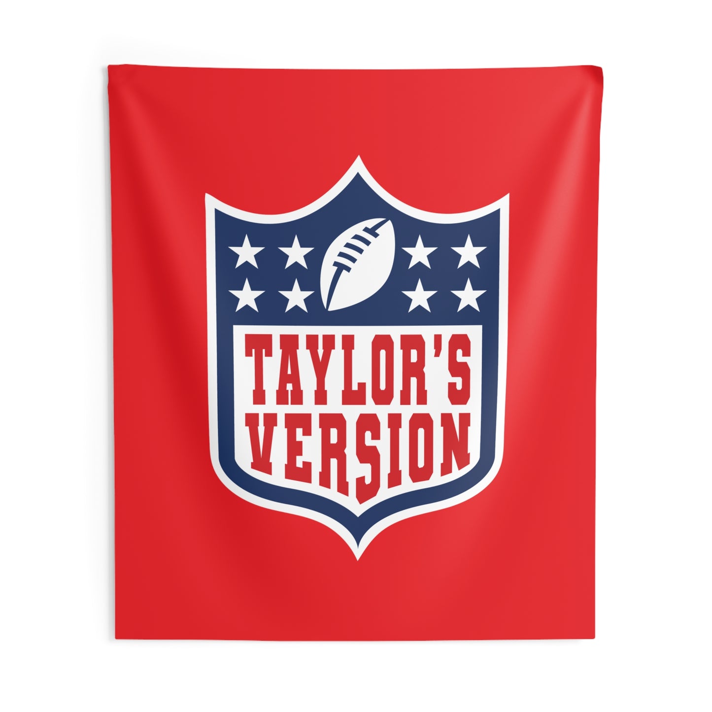Taylor Swift Football Banner Red