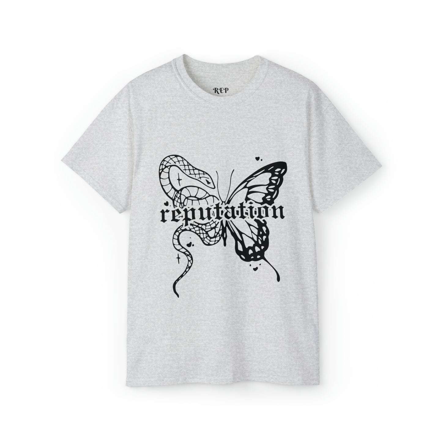 Taylor Swift Reputation Snake and Butterfly Cotton Tee