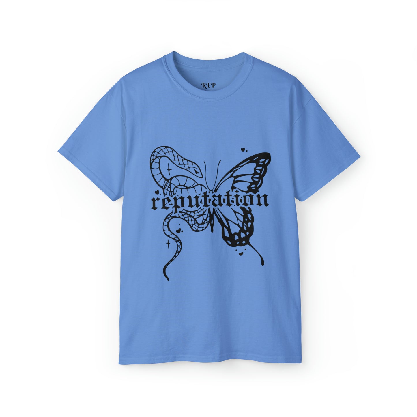 Taylor Swift Reputation Snake and Butterfly Cotton Tee