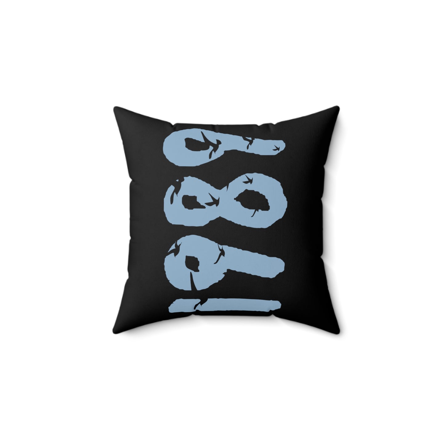Taylor Swift 1989 Square Pillow Black