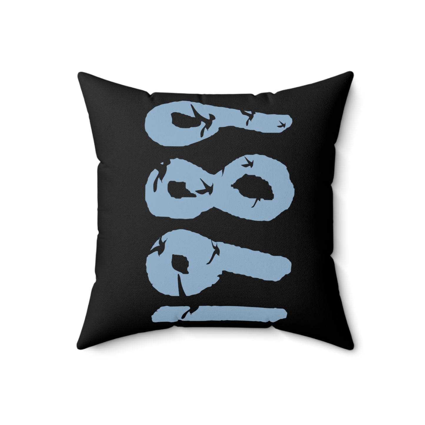 Taylor Swift 1989 Square Pillow Black