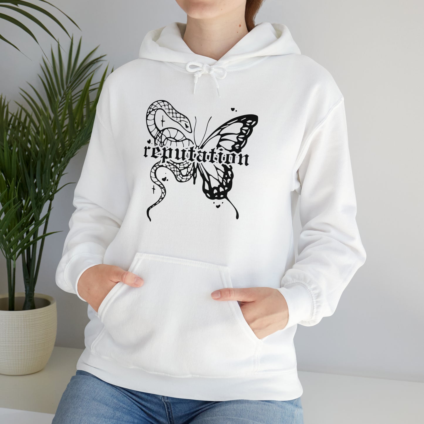 Taylor Swift Reputation Butterfly Hooded Sweatshirt