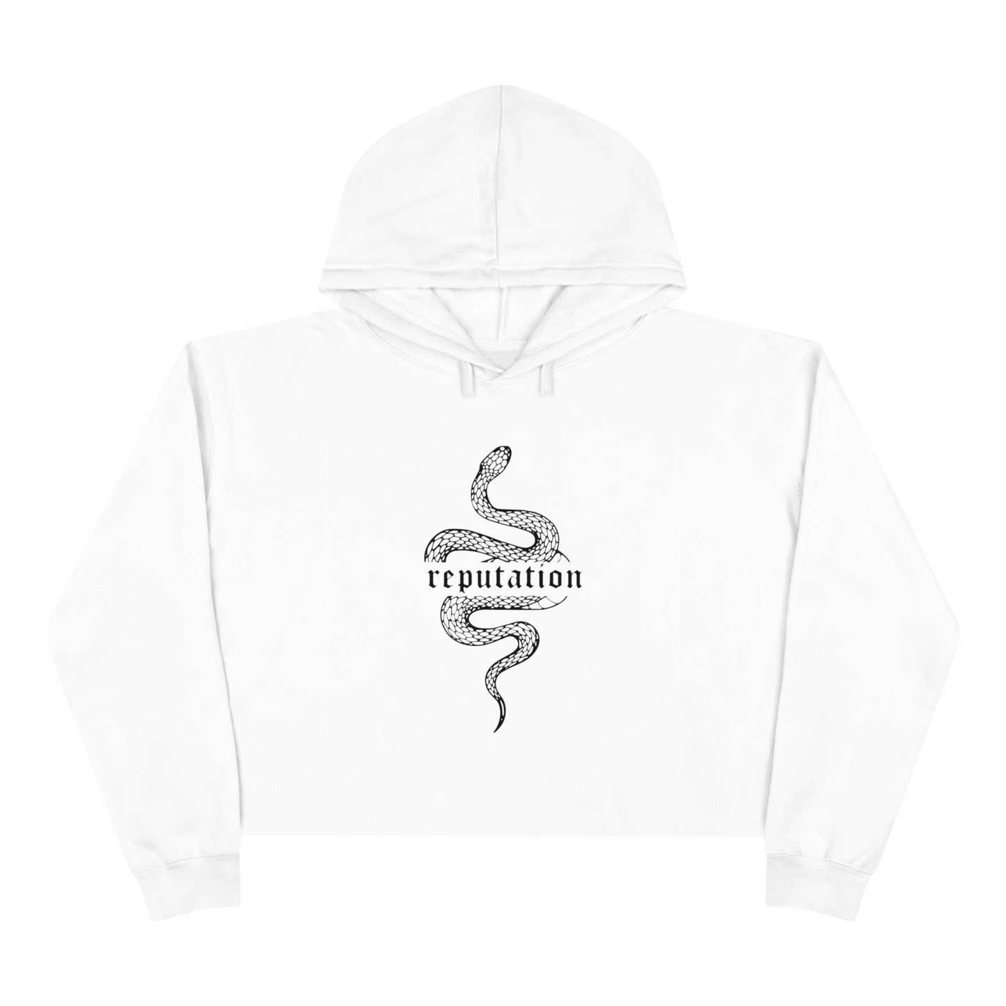 Taylor Swift Reputation Snake Crop Hoodie