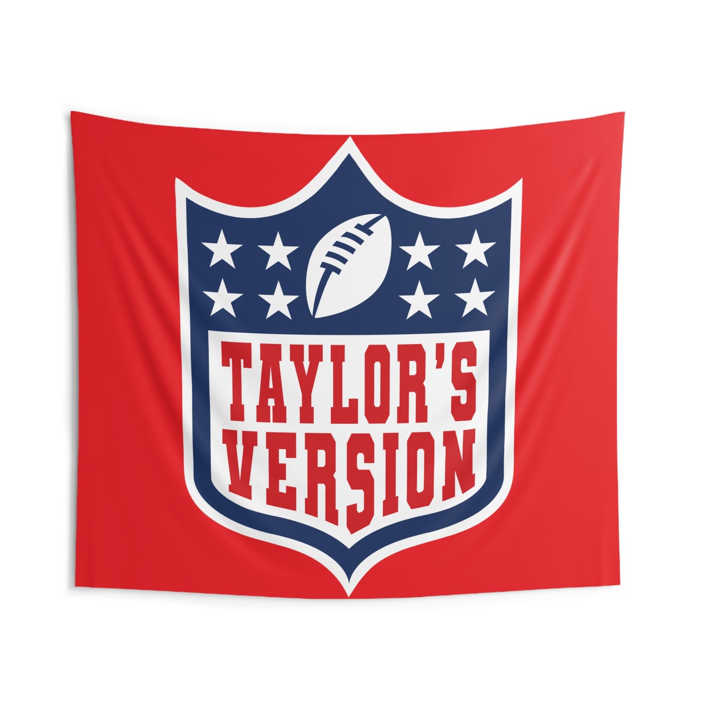 Taylor Swift Football Banner Red