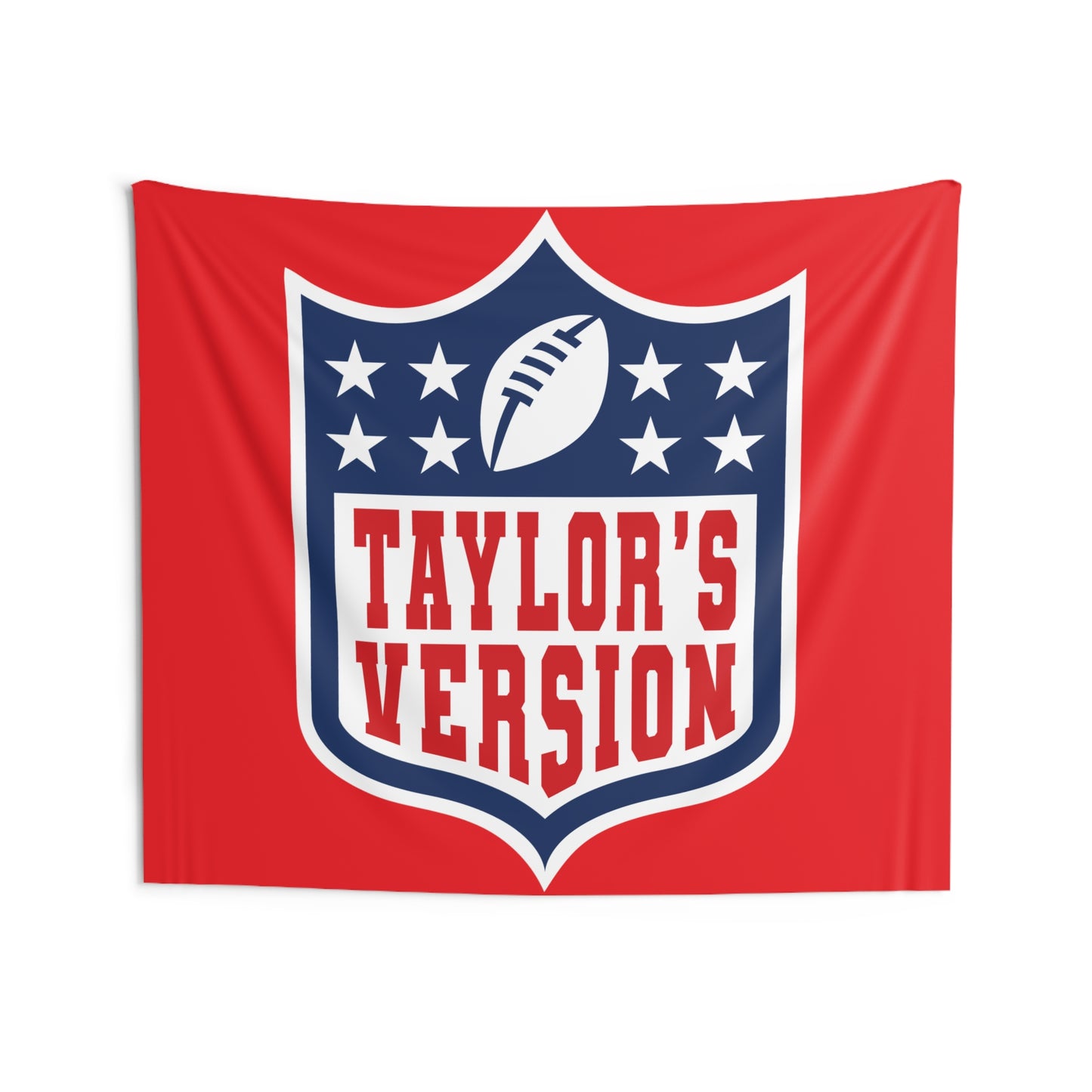 Taylor Swift Football Banner Red