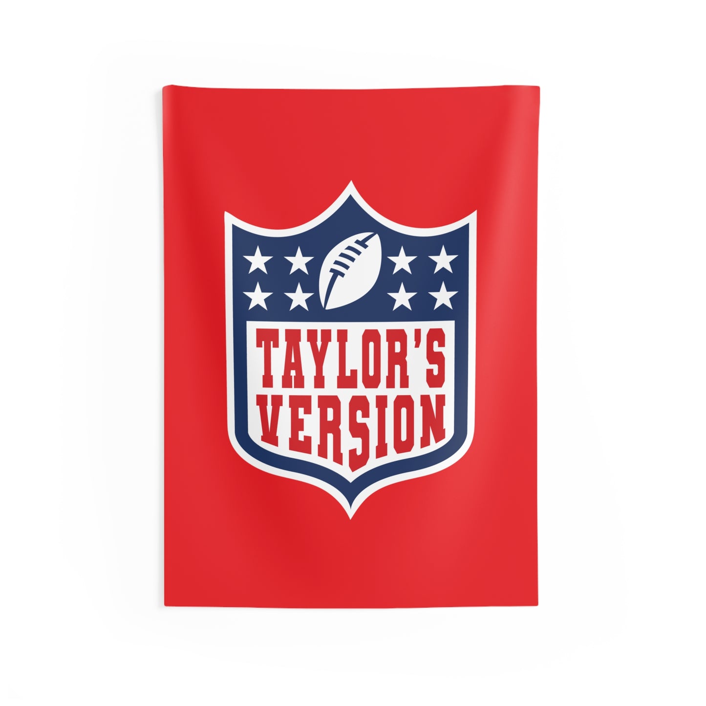 Taylor Swift Football Banner Red