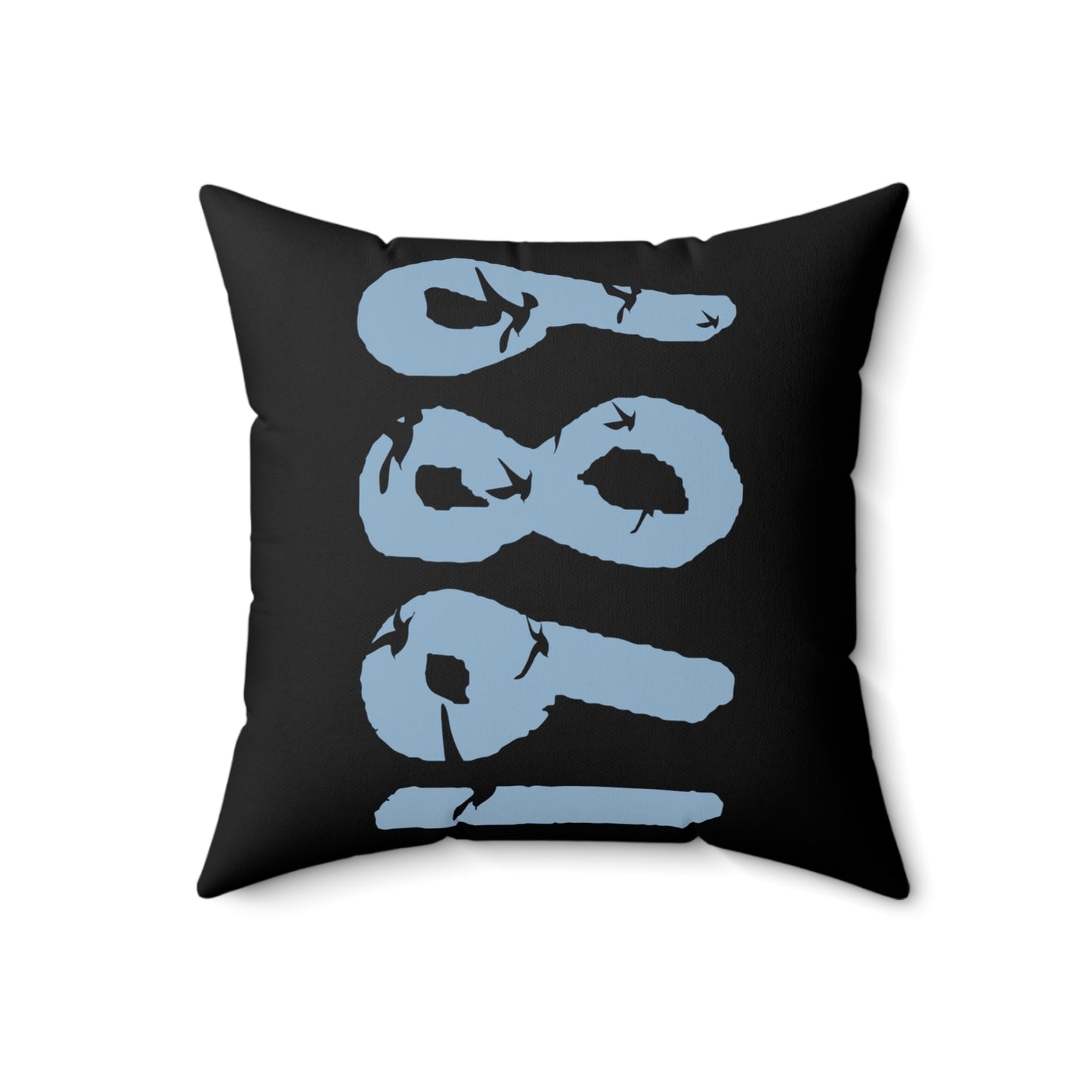 Taylor Swift 1989 Square Pillow Black