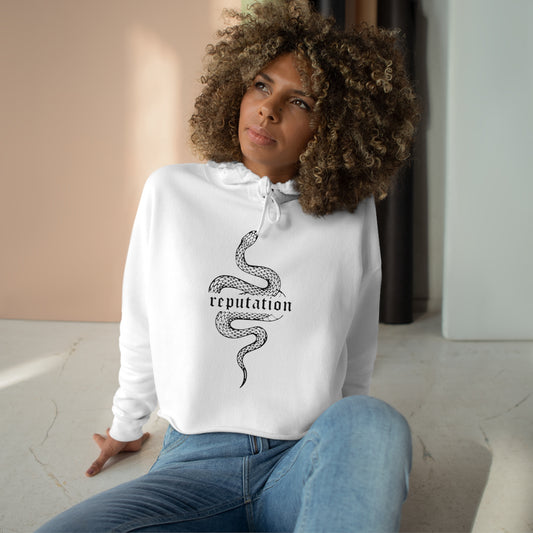 Taylor Swift Reputation Snake Crop Hoodie